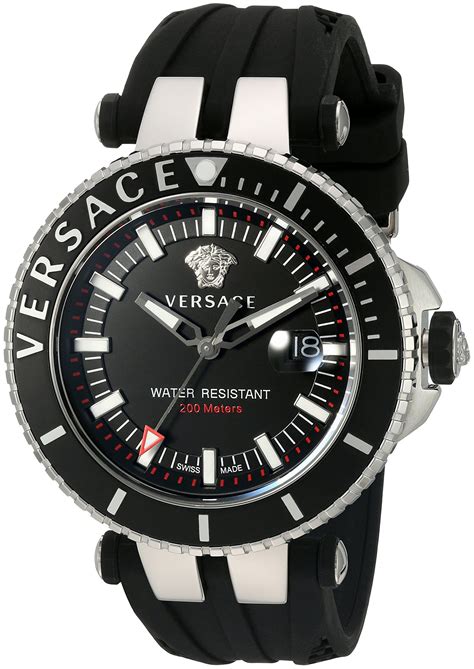 versace v race diver leather|Versace Watches for Men .